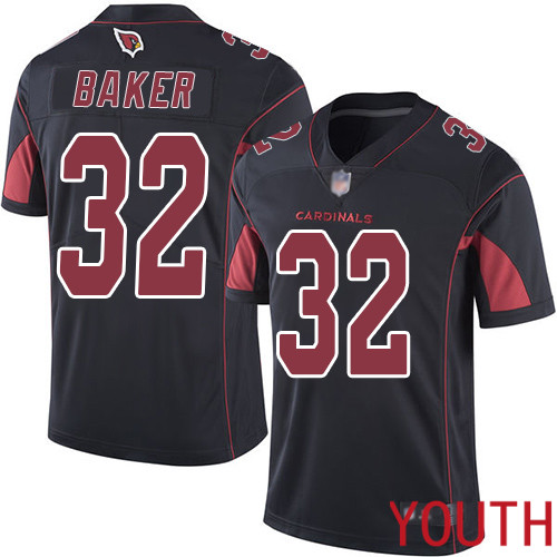 Arizona Cardinals Limited Black Youth Budda Baker Jersey NFL Football #32 Rush Vapor Untouchable